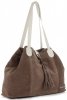 Kožené kabelka shopper bag Vittoria Gotti zemitá V3076